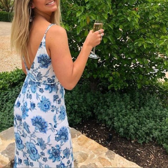 TIGERLILY Aliki Blue Floral Wide Leg Jumpsuit NWT RRP$180 - Picture 12 of 16